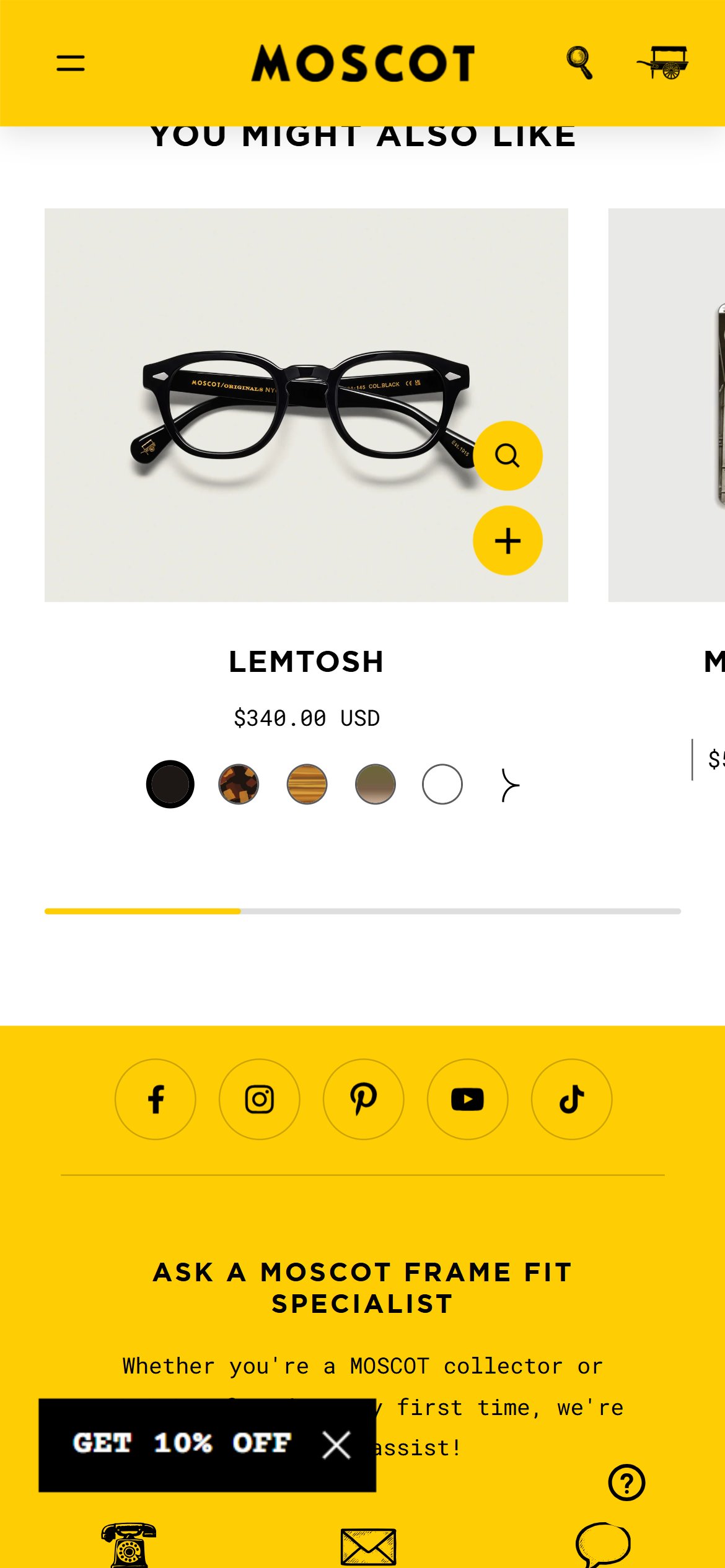 MOSCOT — Mobile