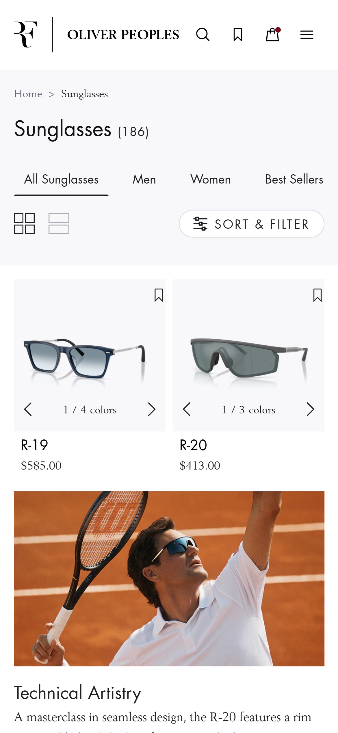 Oliver Peoples — Mobile