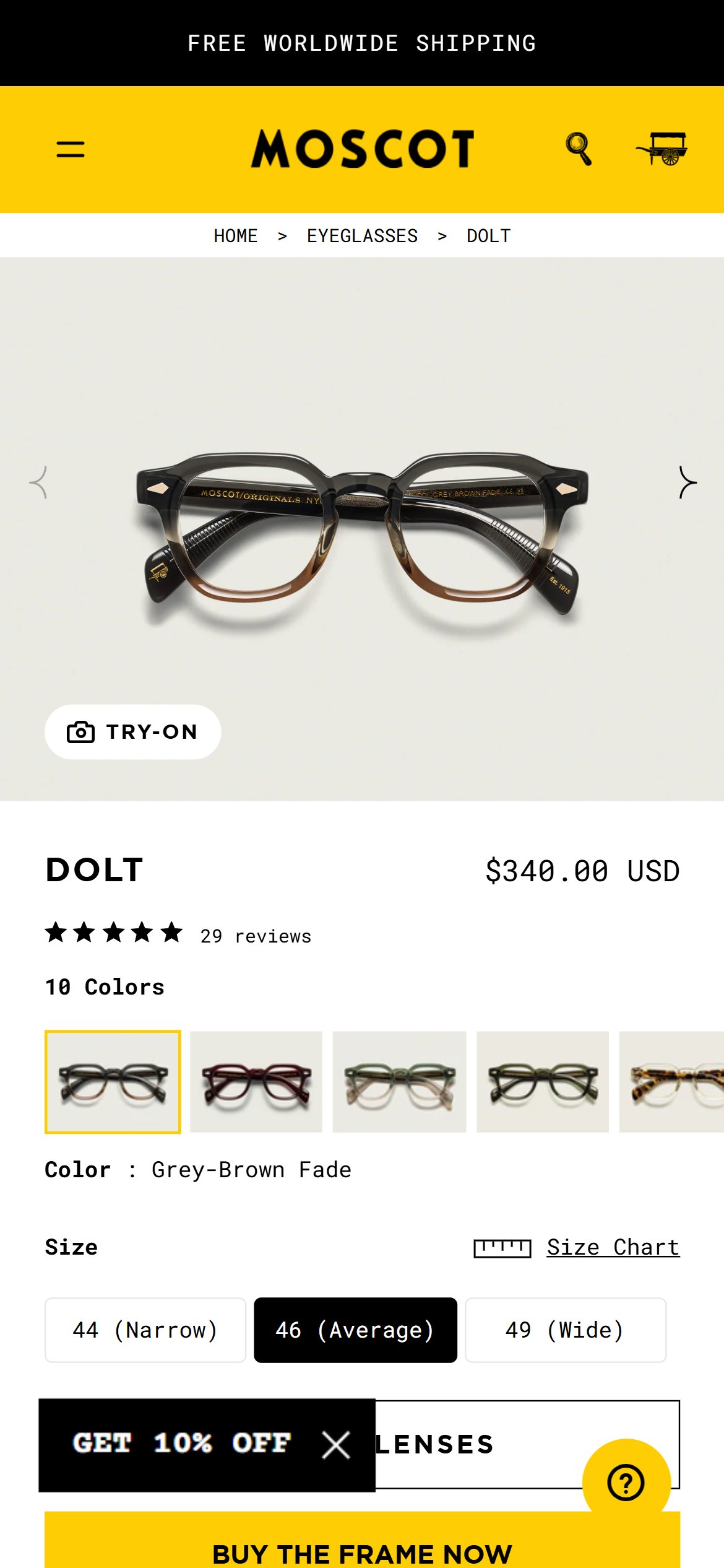 MOSCOT — Mobile